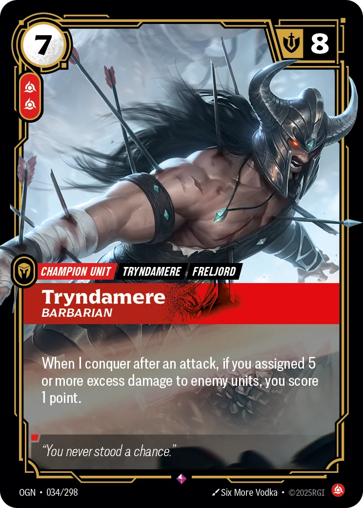 Tryndamere, Barbarian