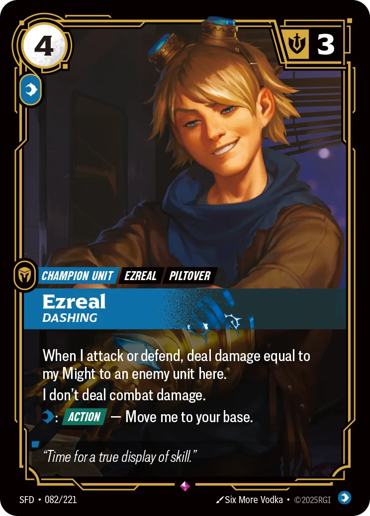 Ezreal, Dashing