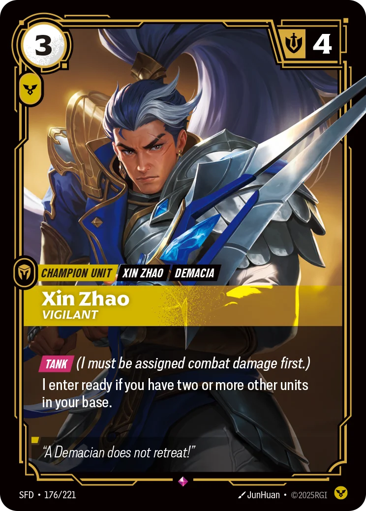 Xin Zhao, Vigilant