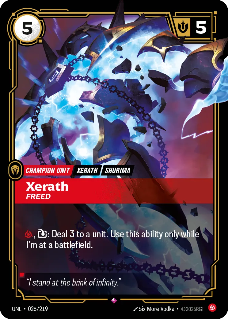 Xerath, Freed