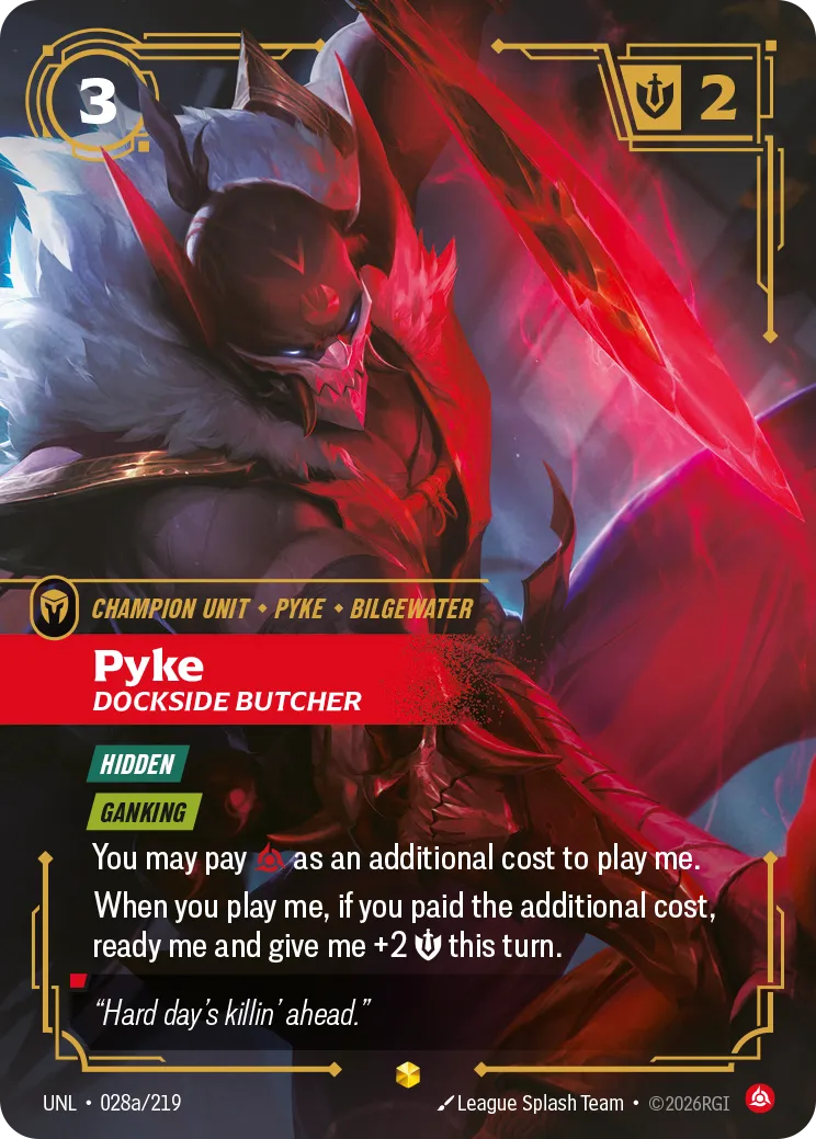 Pyke, Dockside Butcher