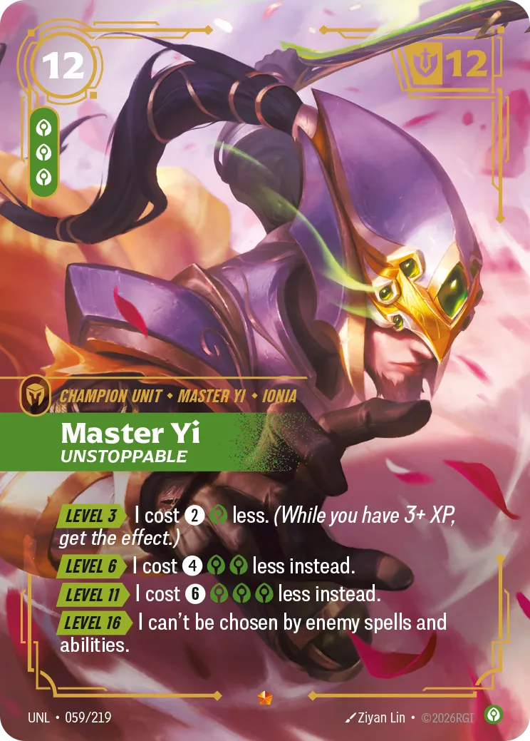 Master Yi, Unstoppable