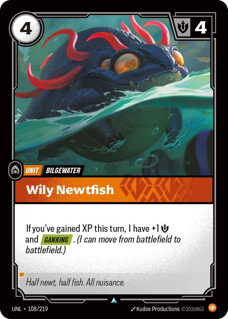Wily Newtfish