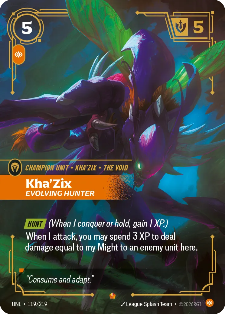 Kha'Zix, Evolving Hunter