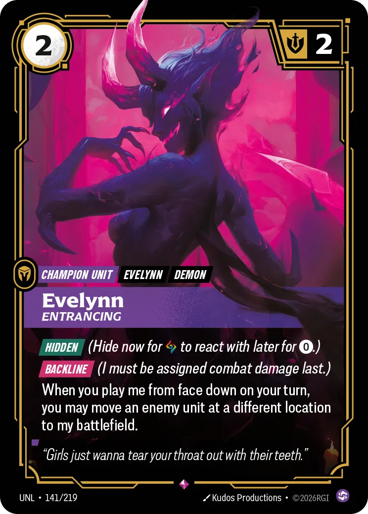 Evelynn, Entrancing