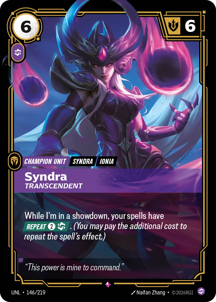 Syndra, Transcendent