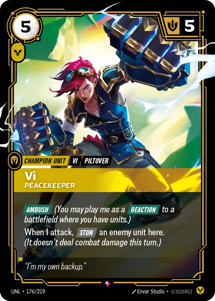 Vi, Peacekeeper